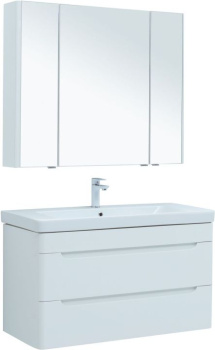 Мебель для ванной Aquanet София 105 белый глянец (2 ящика) 00274193