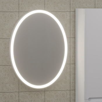 Зеркало для ванной Луна 70 с LED-подсветкой Санта 900512