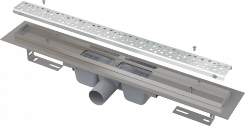 Душевой лоток AlcaPlast с решеткой Антивандал APZ11-850 Водоотводящий желоб с решеткой