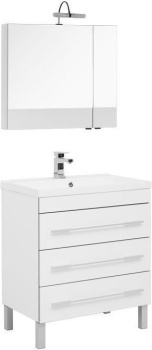 Мебель для ванной Aquanet Верона NEW 75 белый (напольный 3 ящика) 00231040