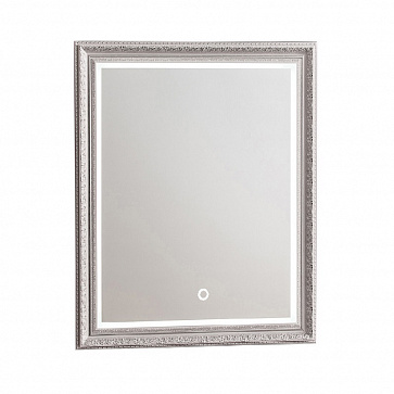 Зеркало AZARIO Марсель LED 630х780 серебро, сенсорный выключатель (ФР-00000910)