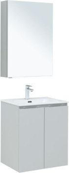 Мебель для ванной Aquanet Алвита New 60 2 дверцы, серый 00274531