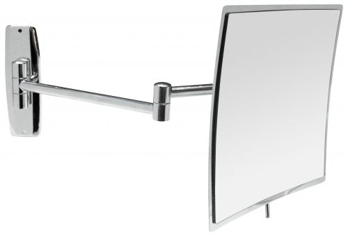 Зеркало для ванной Reflex прямоугольное вогнутое 230х455х55 мм, латунь.  08015.B