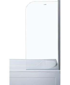 Шторка для ванны Aquanet SG-750, прозрачное стекло SG-750