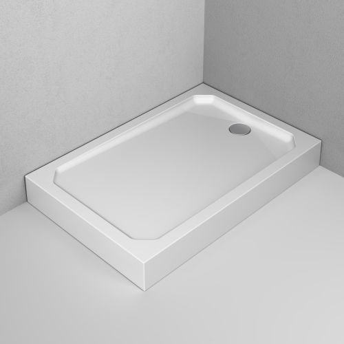 W90T-404-12080W Gem Square 120x80 поддон с сифоном