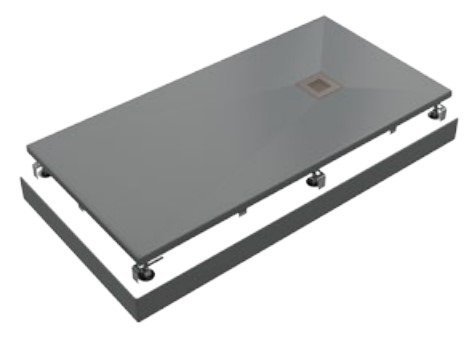 Экран для поддона Creto Ares 120x90, серый