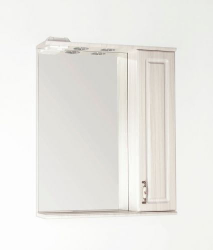 Зеркальный шкаф Style Line Олеандр-2 65х83/С, рельеф пастель