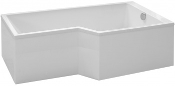 Фронтальная + боковая монолитная панель для ванны Jacob Delafon Bain-Douche Neo 140 см E6D135-00