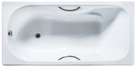 Чугунная ванна Сибирячка 170X75 с отверстиями под ручки, Универсал