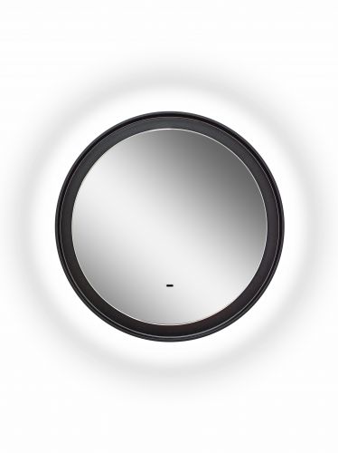 Зеркало Континент "Planet black Led" D 600 с бесконтактным сенсором