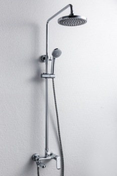 Душевая колонна со смесителем для ванны Bravat Opal R F6125183CP-A2-RUS