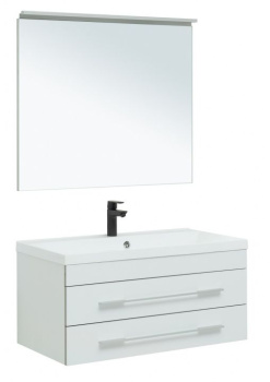 Мебель для ванной Aquanet Верона 90 New белый матовый 00281106
