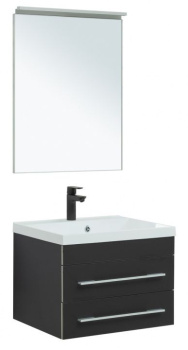 Мебель для ванной Aquanet Верона 58 черный матовый 00287636