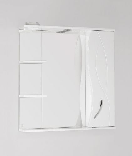 Зеркальный шкаф Style Line Амелия 75х83 со светом