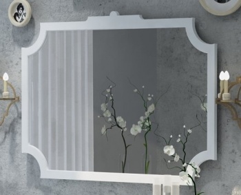 Зеркало Corozo Манойр 105 белое SD-00000272