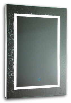 Зеркало AZARIO Данте 600х800- 4 сенсор выкл+часы (LED-00002277)