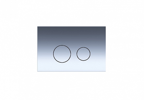 Клавиша смыва Aquatek хром глянцевый R (кнопка круглая)
