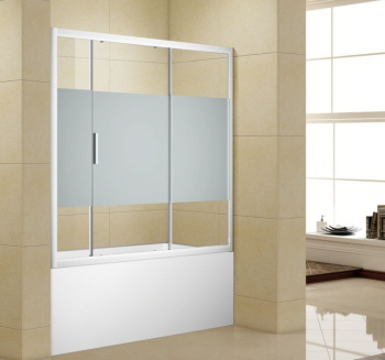Шторка для ванны Aquanet Practic AE10-B-150H150U-CP, прозрачное стекло AE10-B-150H150U-CP