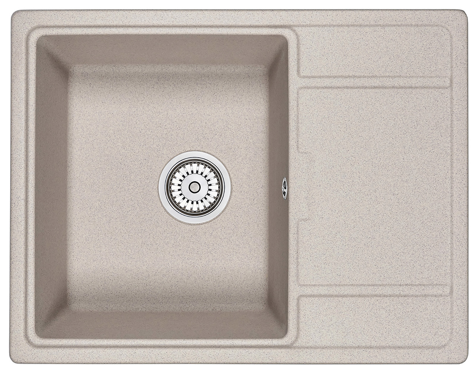 Мойка кухонная Granula прямоугольная кварц 6503, КЛАССИК