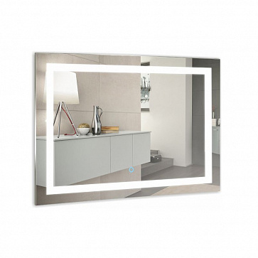 Зеркало AZARIO Ливия 800х600, LED-подсветка, сенсорный выключатель (ФР-00000942)