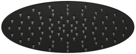 Верхний душ Nobili AD139/121BM 25 см Velvet black черный матовый