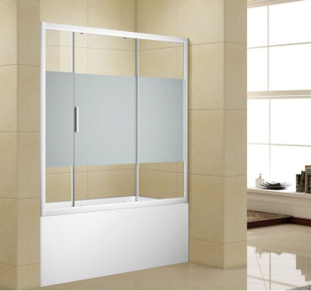 Шторка для ванны Aquanet Practic AE10-B-180H150U-CP, прозрачное стекло AE10-B-180H150U-CP