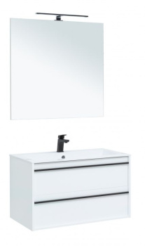 Мебель для ванной Aquanet Lino 90 белый матовый 00271957