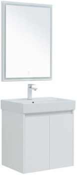 Мебель для ванной Aquanet Nova Lite 60 белый глянец (2 дверцы) 00302532