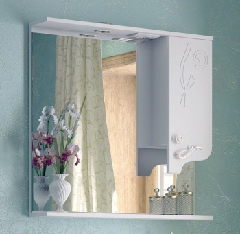 Зеркало-шкаф Corozo Венеция 85/С белый SD-00000283