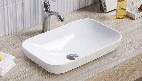 Раковина накладная Velvex  50 см E408D