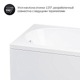 W72A-170-070W-A2 Ванна акриловая spirit 170x70, без слива/перелива