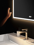 Зеркало Kerama Marazzi TECNO c LED 70 с подсветкой, с функцией антизапотевание, белый глянцевый