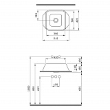 Раковина Bocchi Elba 1005-019-0125 красная