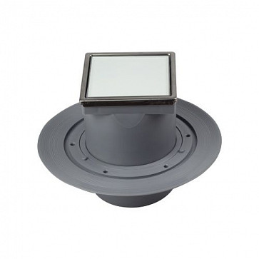 Confluo Standard 10х10 Vertical Dry White Glass Pestan
