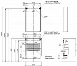 Мебель для ванной Aquanet Августа 60 белый (ручка хром) 00281158