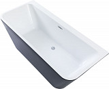 Акриловая ванна Aquanet Family Perfect 170x75 13775 Gloss Finish (панель Black matte) 13775-GW-MB
