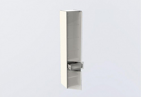 Шкаф-пенал для ванной Aquanet Латина 35 L белый 00187544