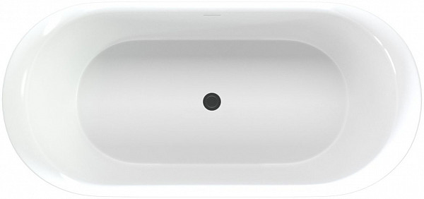 Акриловая ванна Aquanet Family Smart 170x78 88778 Matt Finish (панель Black matte) 88778-MW-MB
