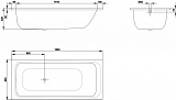Стальная ванна Bette  Select 180х80 3413-000