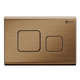 Сет: Система инсталляции Point Элемент для подвесного унитаза PN45120 + Клавиша смыва для инсталляции Point Афина, бронза брашированная, PN44041BB + Унитаз подвесной Point Афина безободковый, сиденье микролифт PN41041