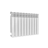 Радиатор алюминиевый Alpha 500 10 секций Qну=1850 Вт RAL 9016 (белый) Ogint