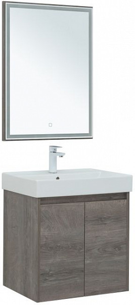 Мебель для ванной Aquanet Nova Lite 60 дуб рошелье (2 дверцы) 00302533
