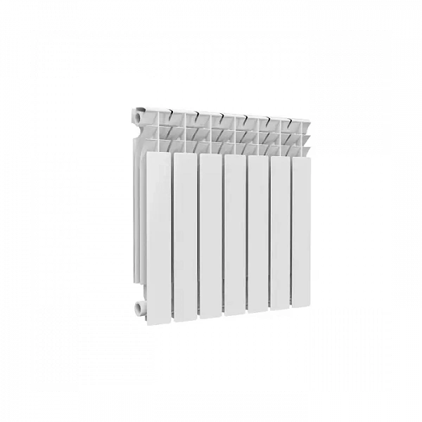 Радиатор алюминиевый Alpha 500 7 секций Qну=1295 Вт RAL 9016 (белый) Ogint