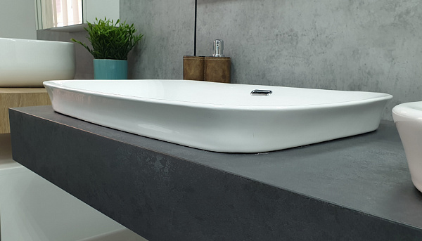 Раковина накладная Velvex  55 см 78444