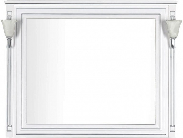 Зеркало Aquanet Паола 120 белый/серебро 00181768