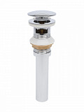 AQM7001-1 Донный клапан AQUAme с переливом, хром