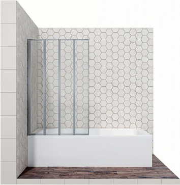 Шторка для ванны Ambassador Bath Screens 16041111L (1000x1400). 1 место