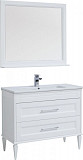 Комплект мебели для ванной Aquanet Бостон М 100 белый матовый 00210628