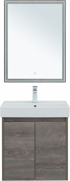 Мебель для ванной Aquanet Nova Lite 60 дуб рошелье (2 дверцы) 00302533