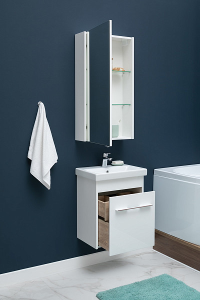 Мебель для ванной Aquanet Августа 50 (Moduo Slim) белый 00254067